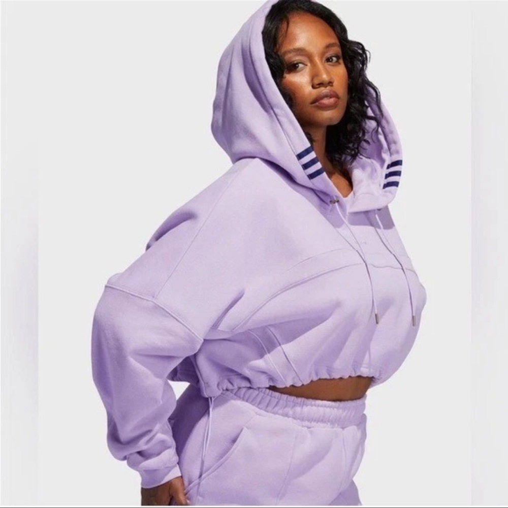 IVY PARK Tan, Green, and Purple Hooded Shrugs - Picture 14 of 16